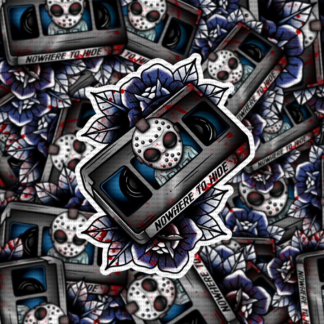 Friday Horror Tape Sticker