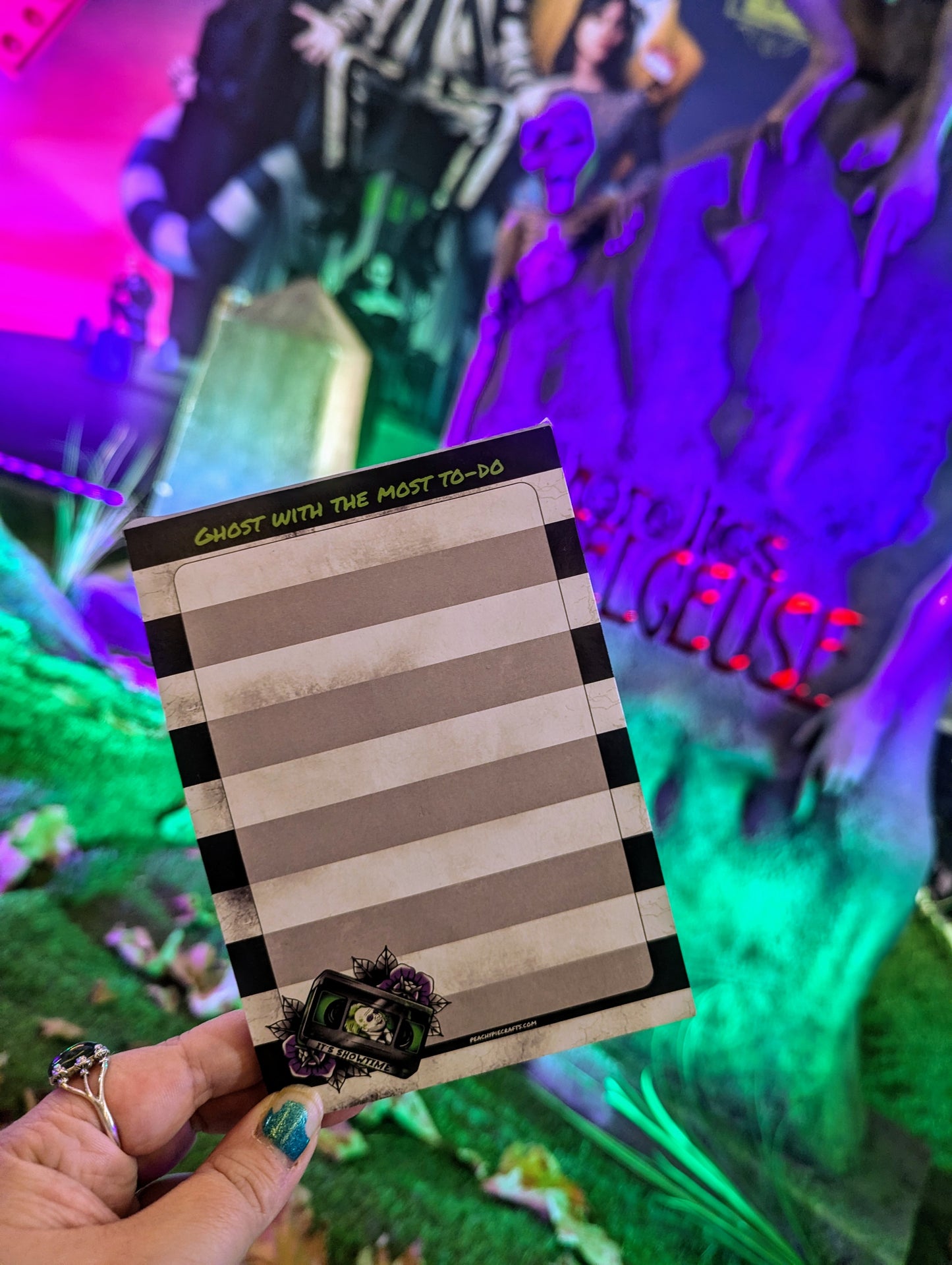 Ghost with the Most Notepad & Sticker