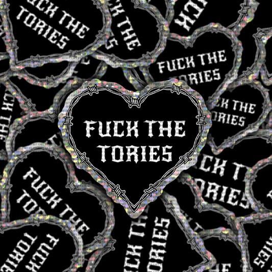 Tories Glitter Sticker