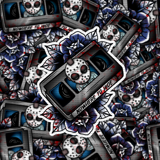 Friday Horror Tape Sticker