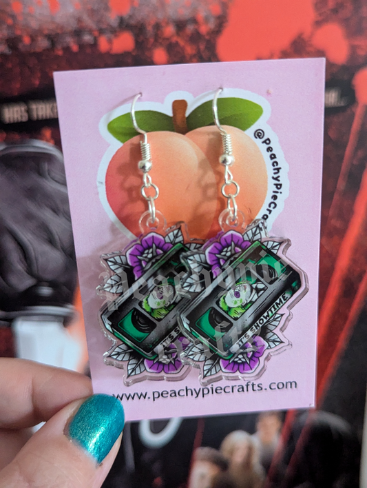 Beetlejuice earrings