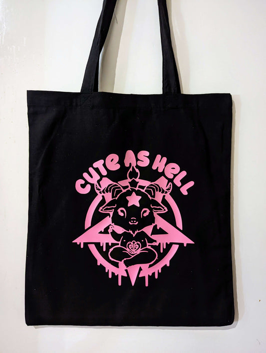 Cute As Hell Tote Bag